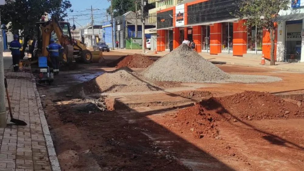 Rua 7 de Setembro é interditada para receber obras de revitalização nesta terça-feira