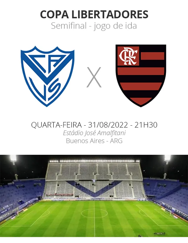 Vélez x Flamengo: veja onde assistir, escalações, desfalques e arbitragem